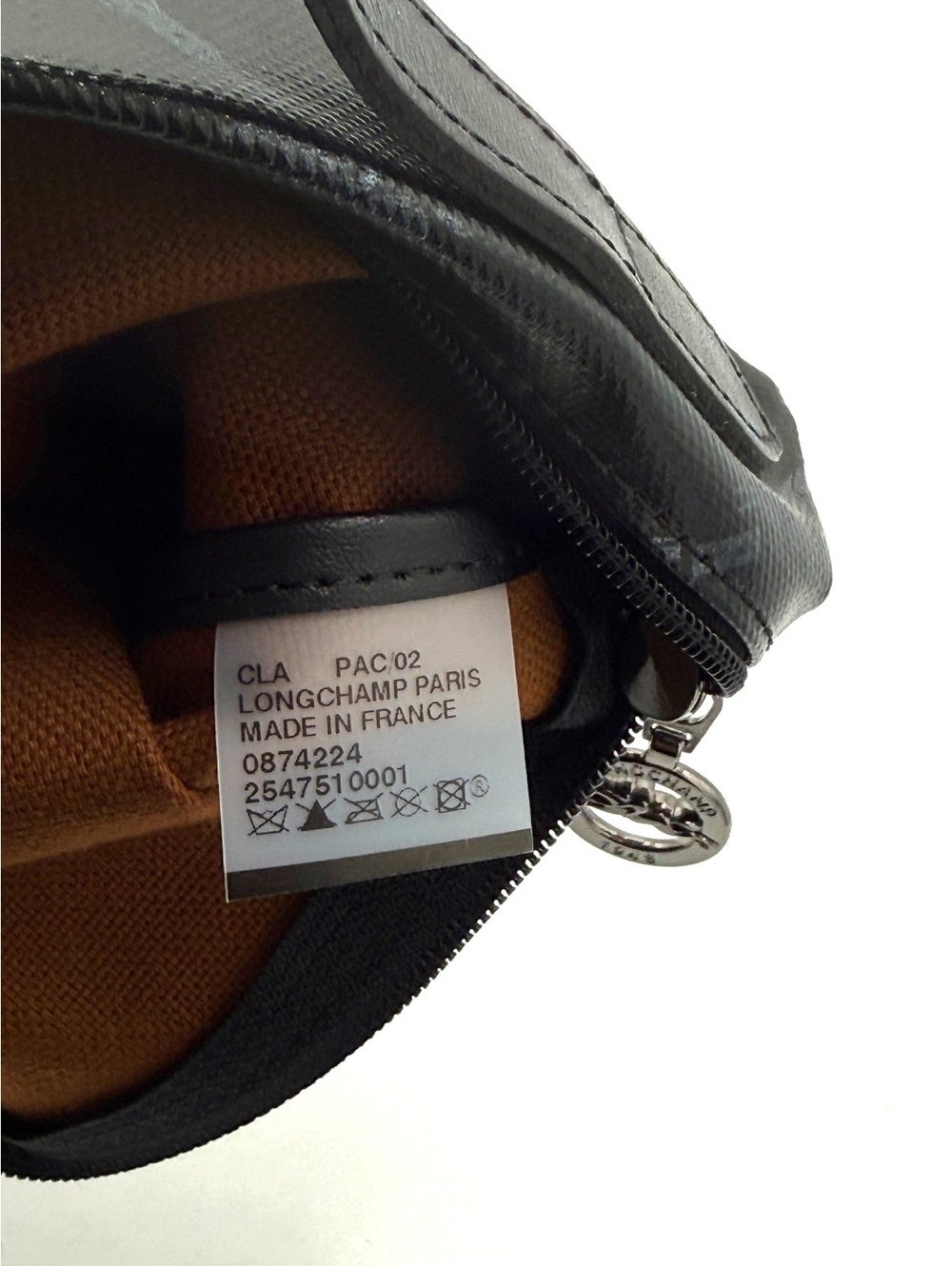 Longchamp Mini Bag Black w/ Logo Pattern - Authentic, Limited Japan Edition NWOT - Picture 5 of 9